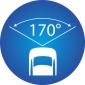 angolo di visione di 170 gradi
